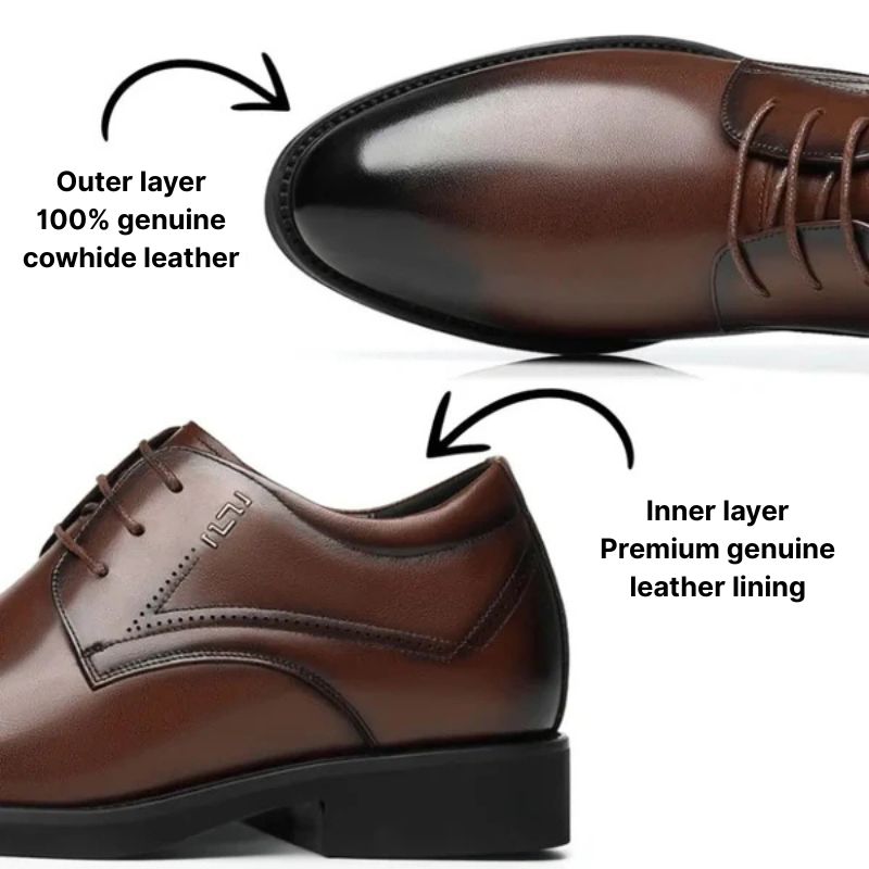ASTON - Height-boost formal shoes (8cm)
