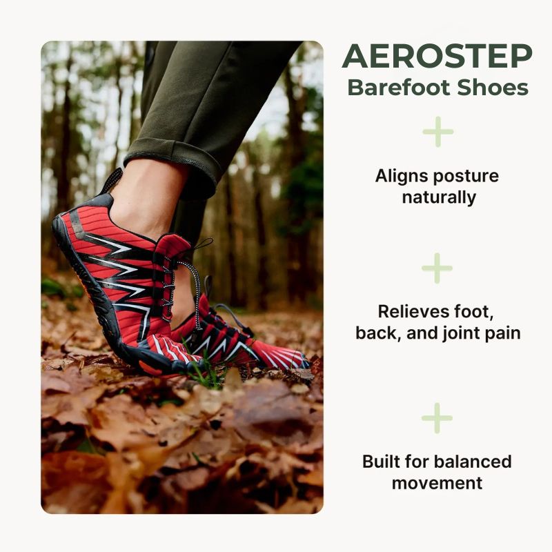 AEROSTEP | Non-Slip & Ultra-Light Barefoot Shoes 1+1 Free