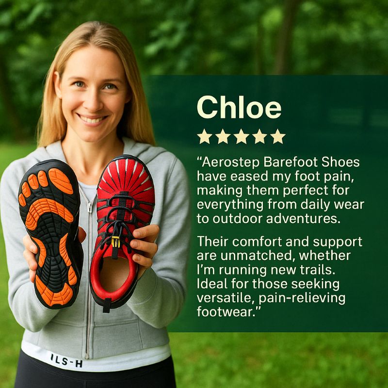 AEROSTEP | Non-Slip & Ultra-Light Barefoot Shoes 1+1 Free
