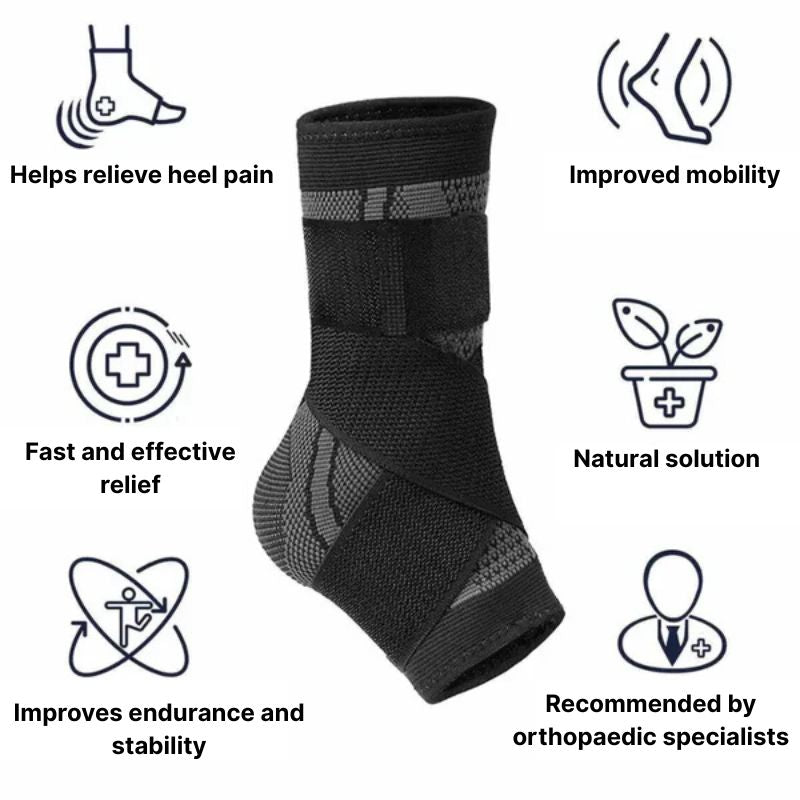 ANKERA |  Ankle Compression Sleeve with Support Strap