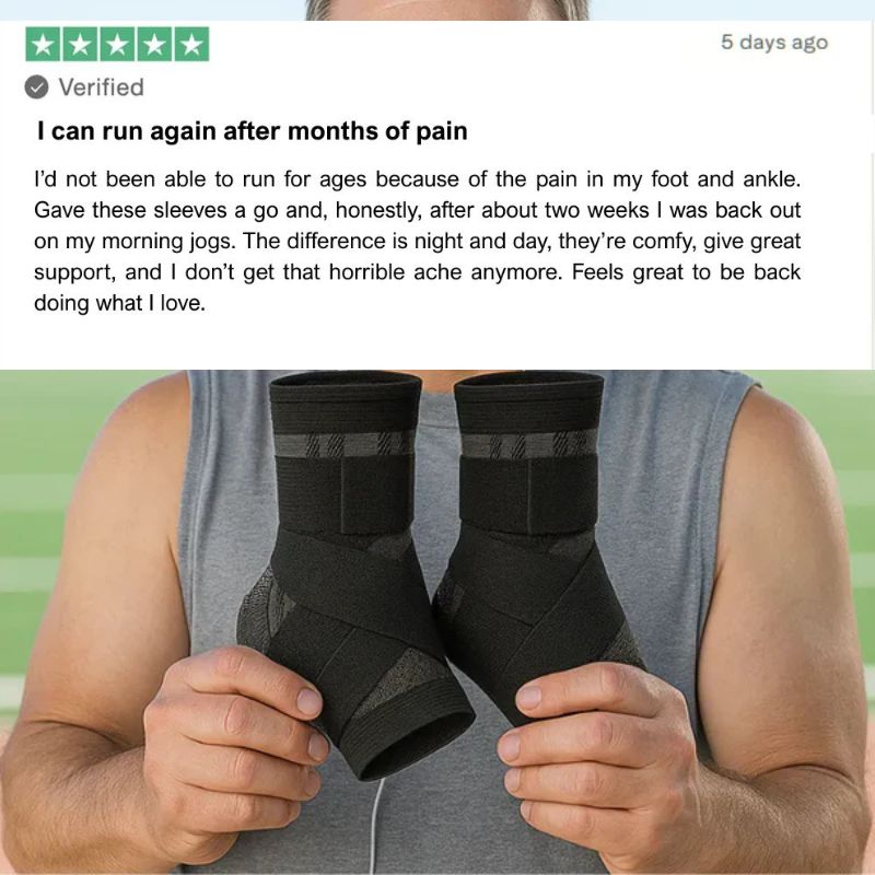 ANKERA |  Ankle Compression Sleeve with Support Strap